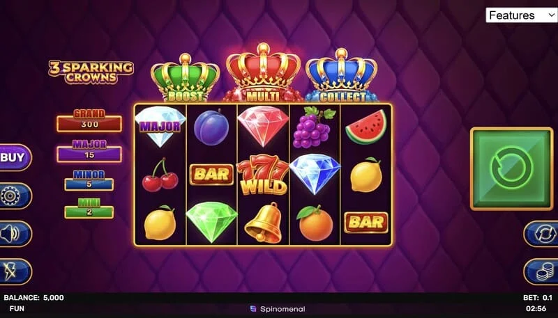 3 Sparking Crowns ekrani i lojës